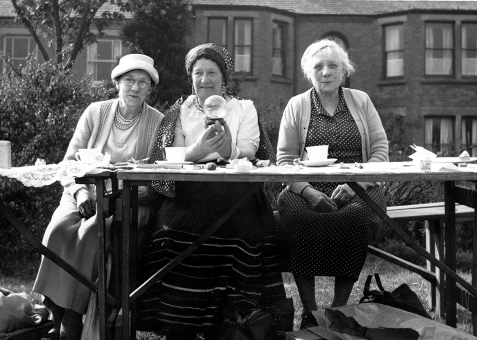 A fete on Stafford Orchard, 1950s
