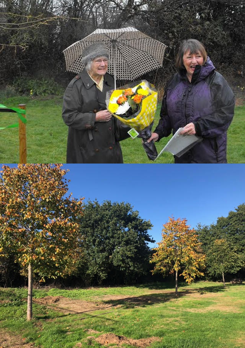 Trees planted in memory of Quorn resident, Bill Edwards