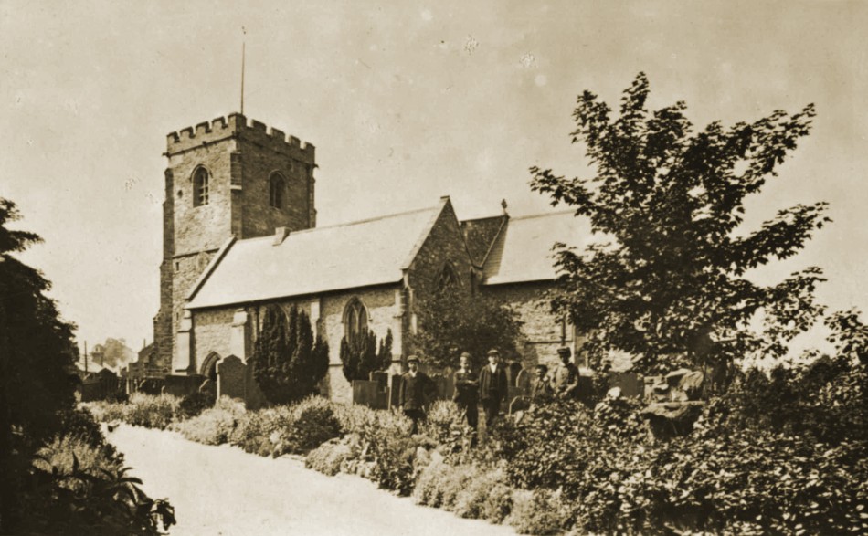 Postcard of Quorn St Bartholomew�s Church, pre 1910