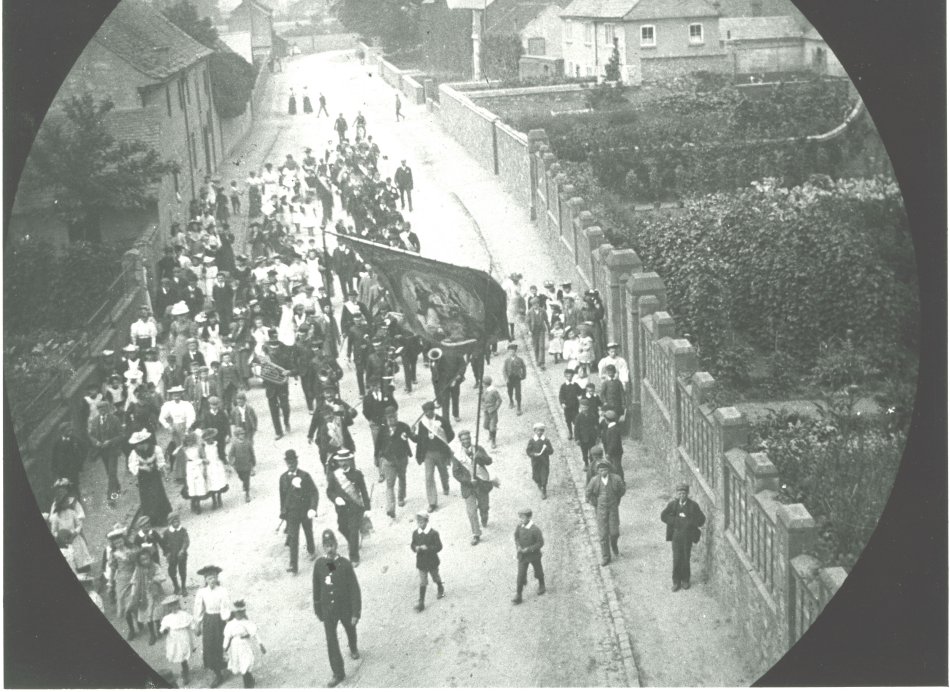 Walking the village in procession