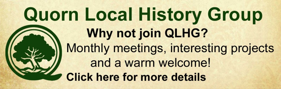 Why not join Quorn Local History Group?