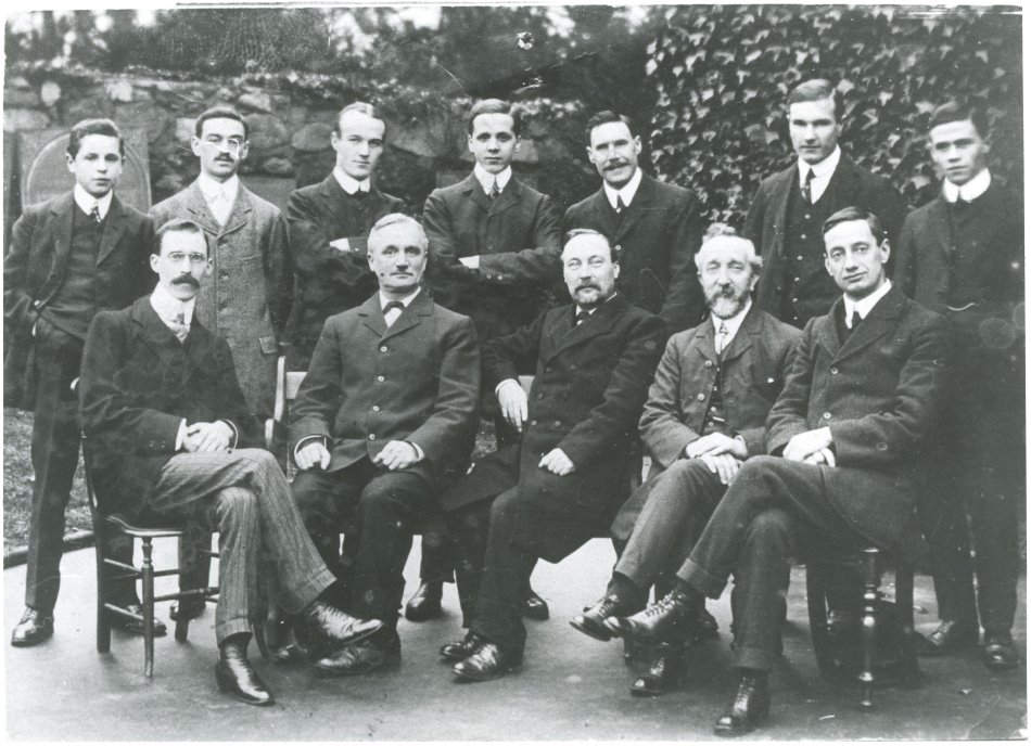 The Baptist Chapel's men's adult school c1910