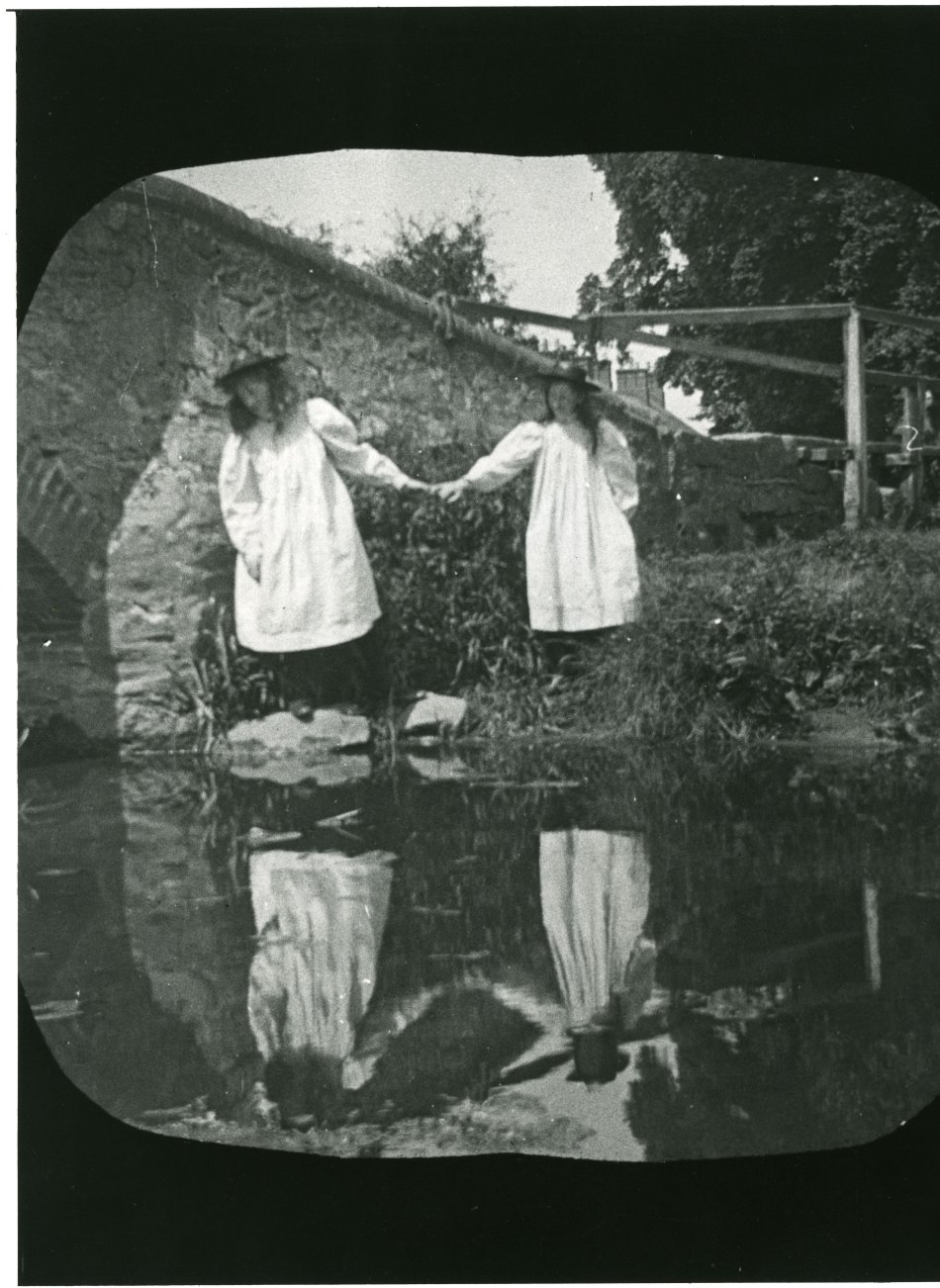 Children by the brook