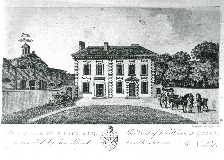 Hyde House, Quorn 1758-1841