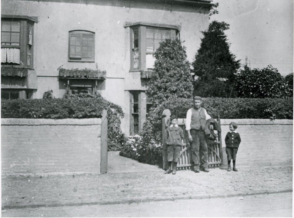 Tom Firr outside Charnwood House, Leicester Road