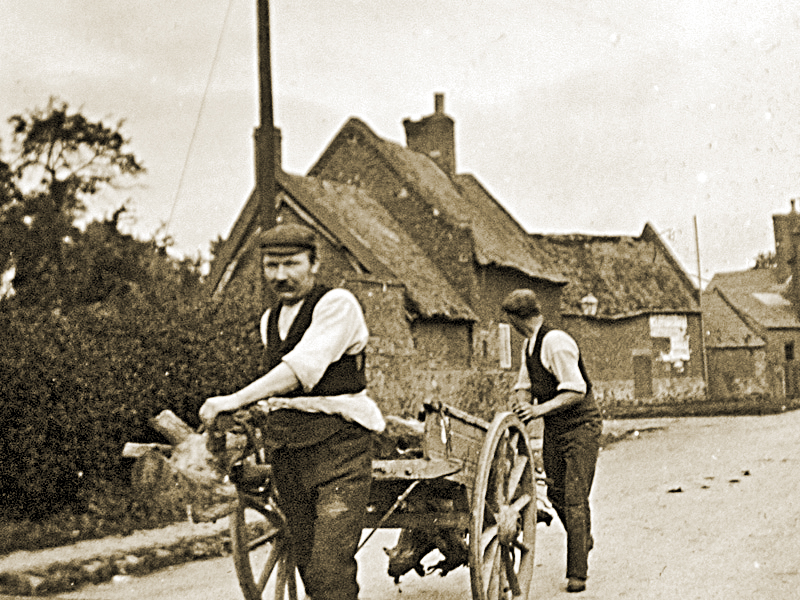 Joe Bates, wheelwright c1905