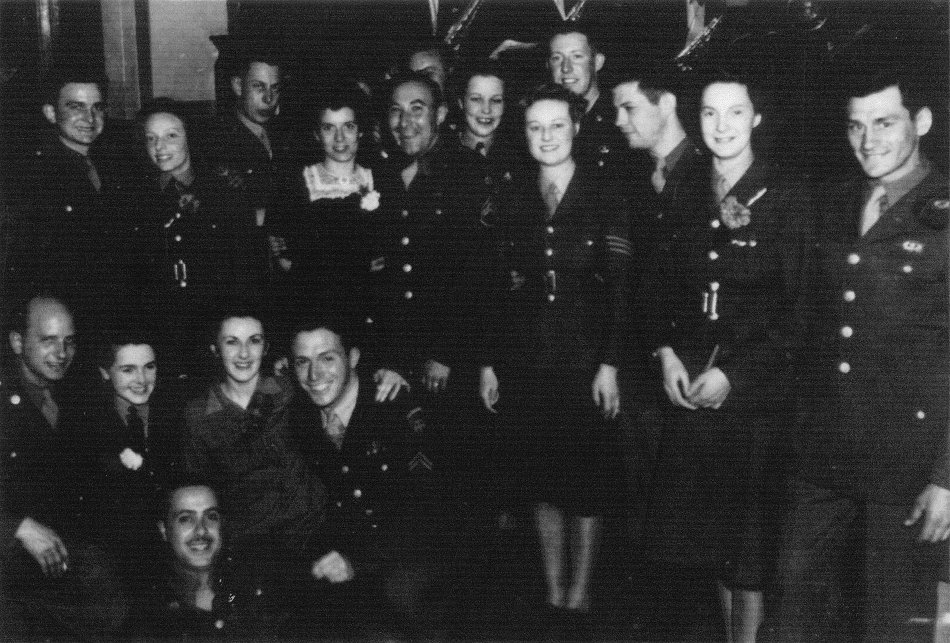 US troops based in Quorn photographed at De Montfort Hall, Leicester