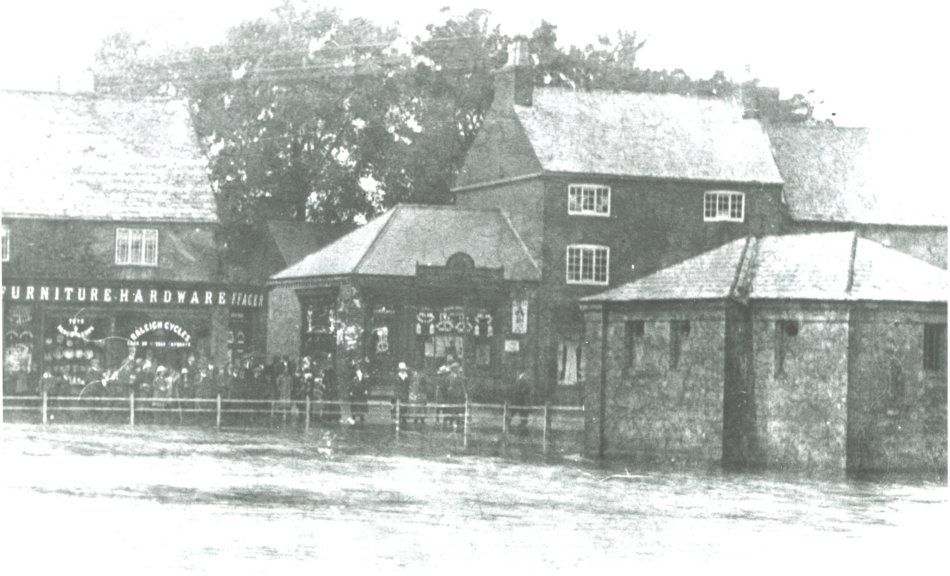 Floods on the Village Green in 1932