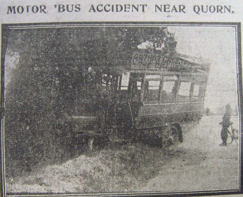 Motor Bus Accident near Quorn 1918