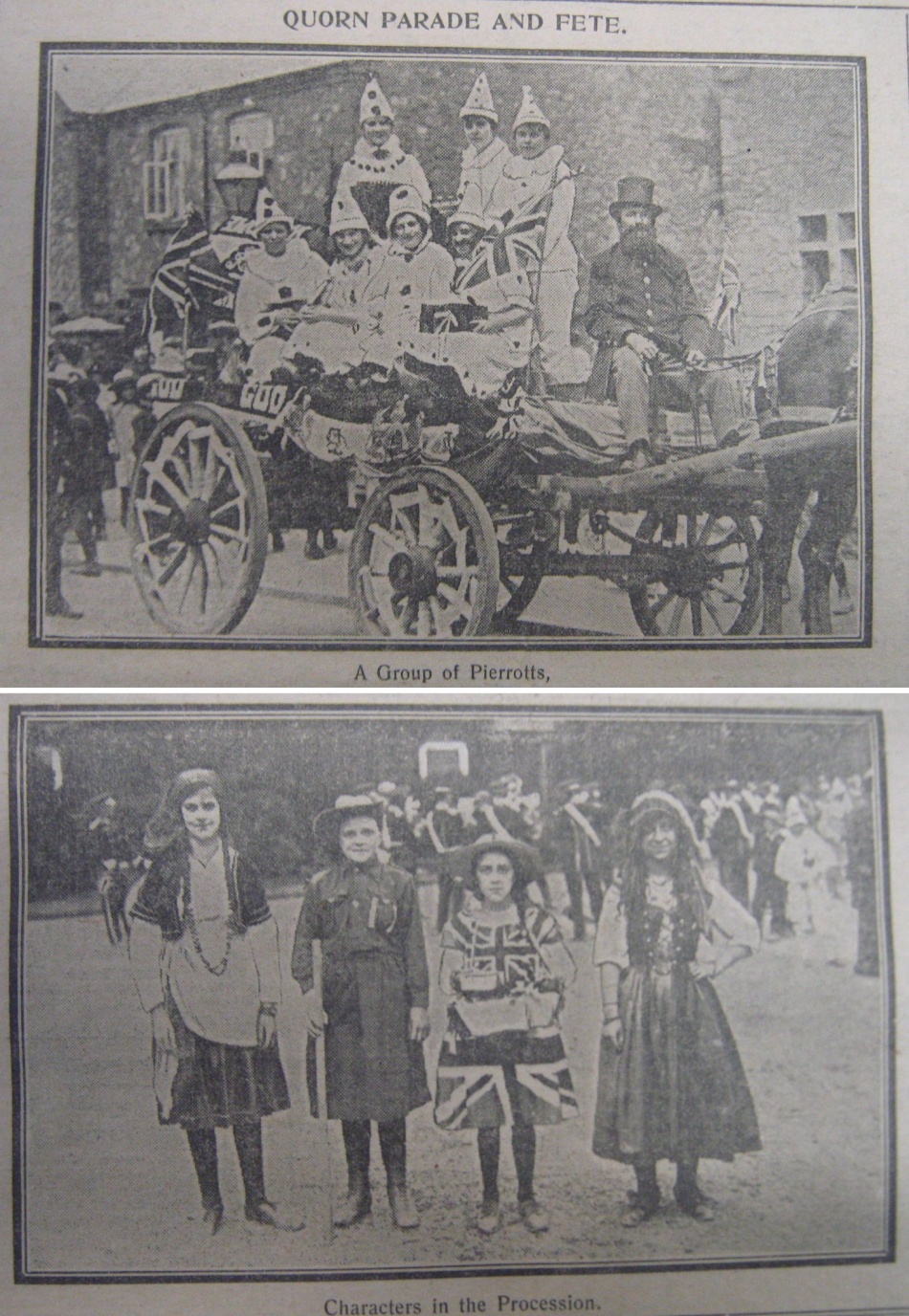 Quorn Fancy Dress parade and dance 1919