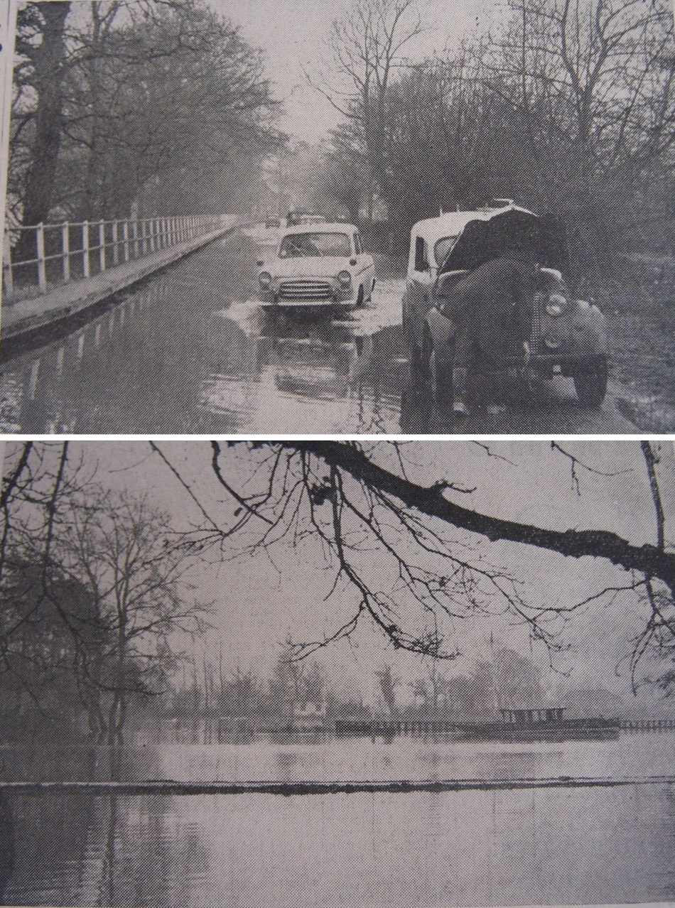Floods follow the thaw 1962