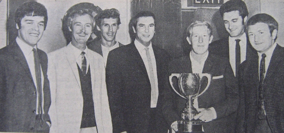 Geoff Kendall takes Quorn '180' trophy